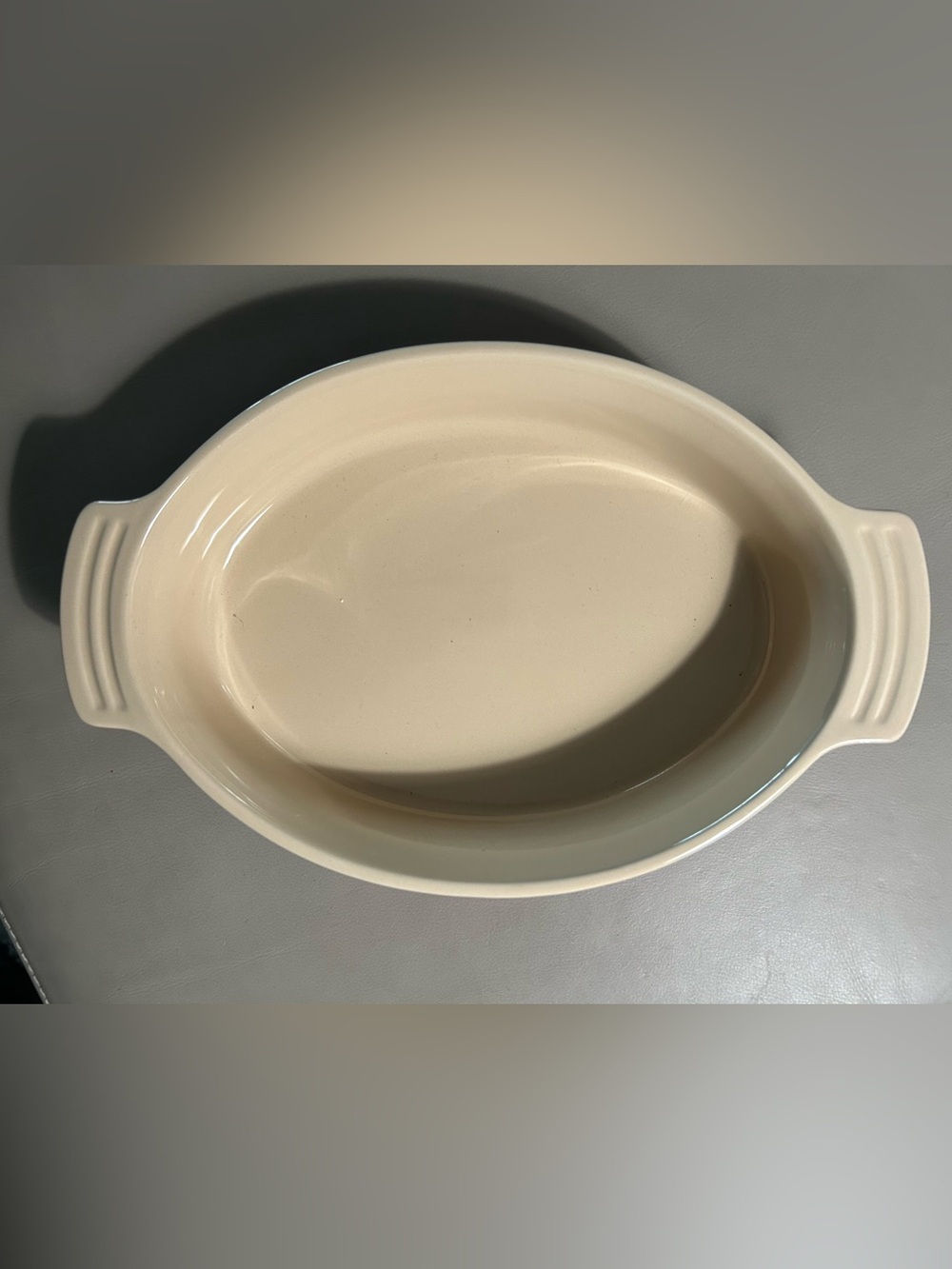 Le Creuset Oval Ceramic Baking Dish in Cream